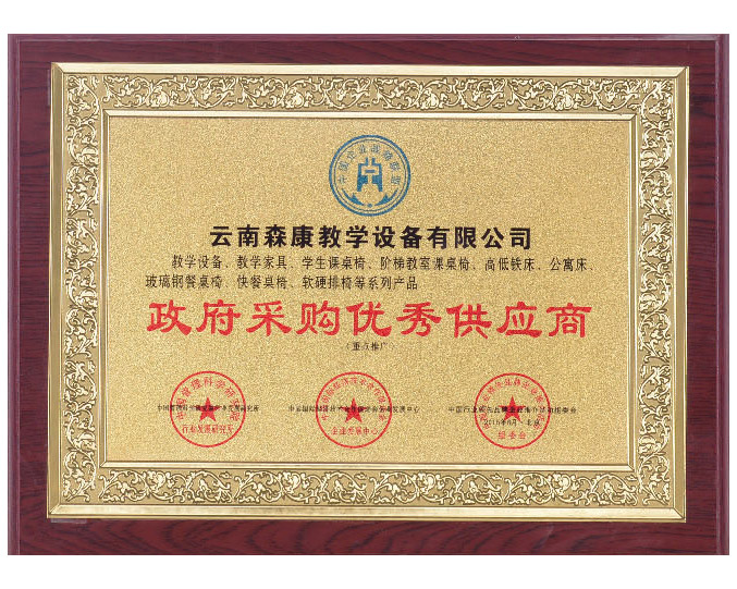 政府采購優(yōu)秀供應(yīng)商